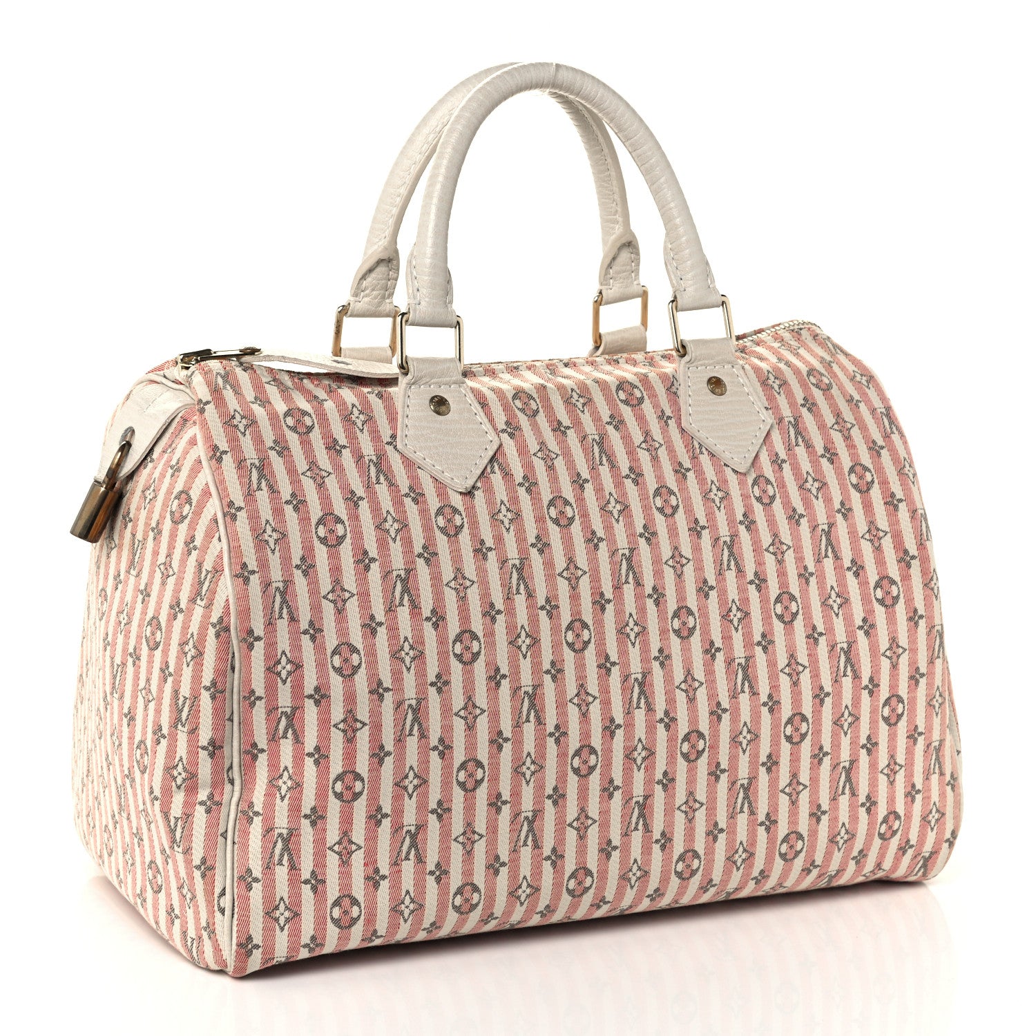 Louis Vuitton Mini Lin Croisette Speedy 30 Rouge 3 of 10