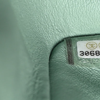 Chanel Lambskin Quilted Mini Square Flap Light Green 7 of 10