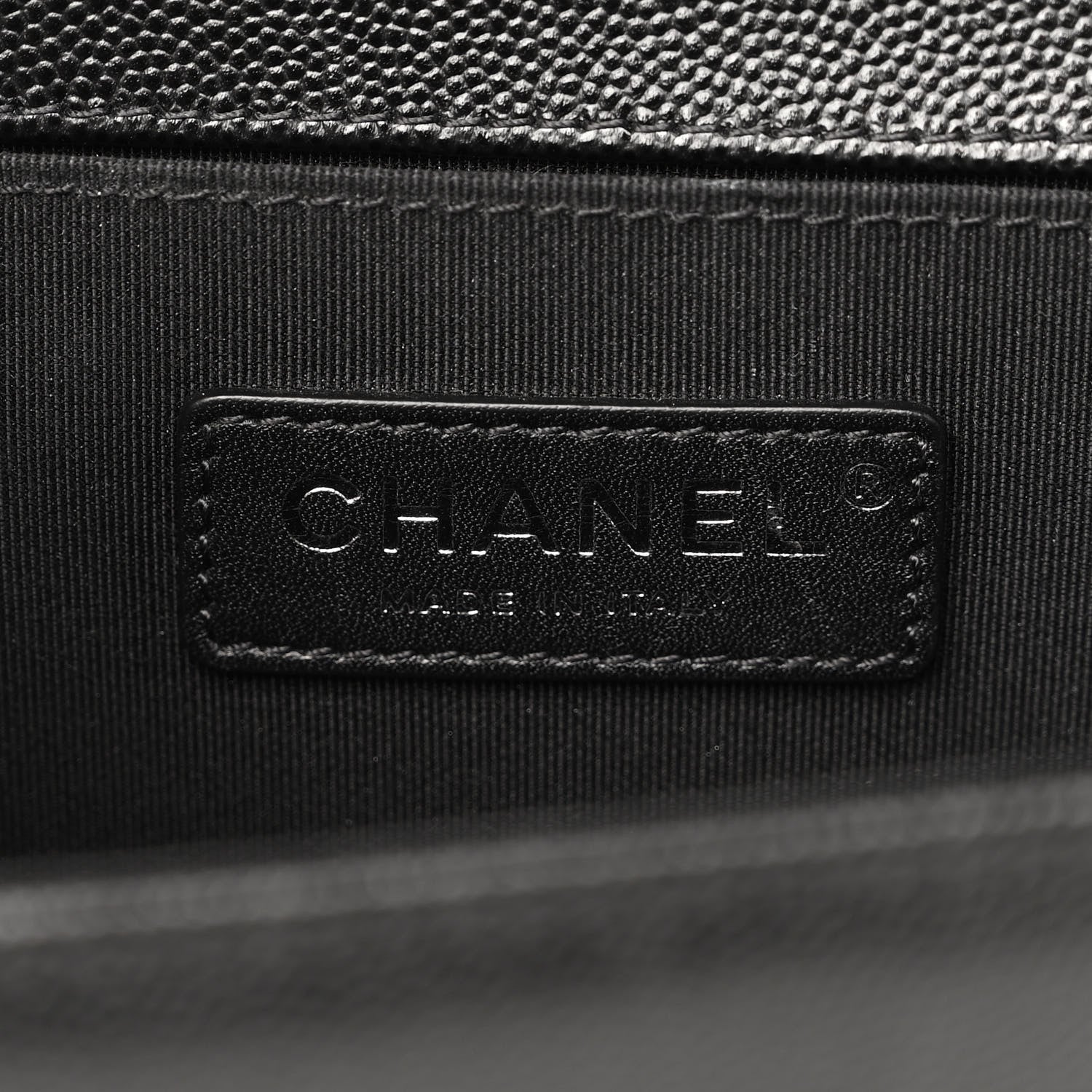 Chanel Caviar Quilted Medium Boy Flap Black 6 of 11