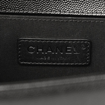Chanel Caviar Quilted Medium Boy Flap Black 6 of 11