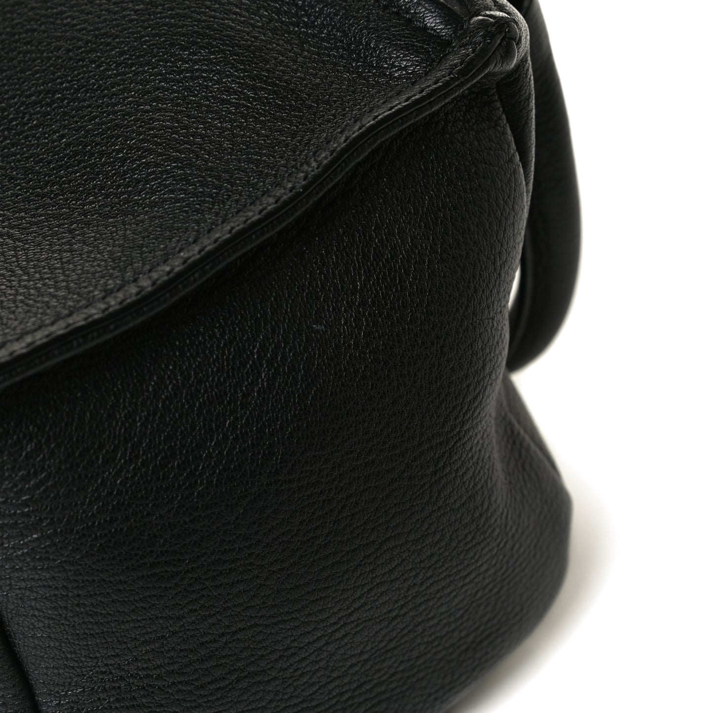 Sugar Goatskin Small Pandora Black
