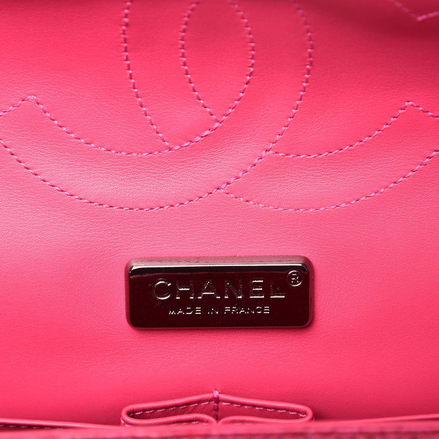 Python Jumbo Double Flap Dark Pink
