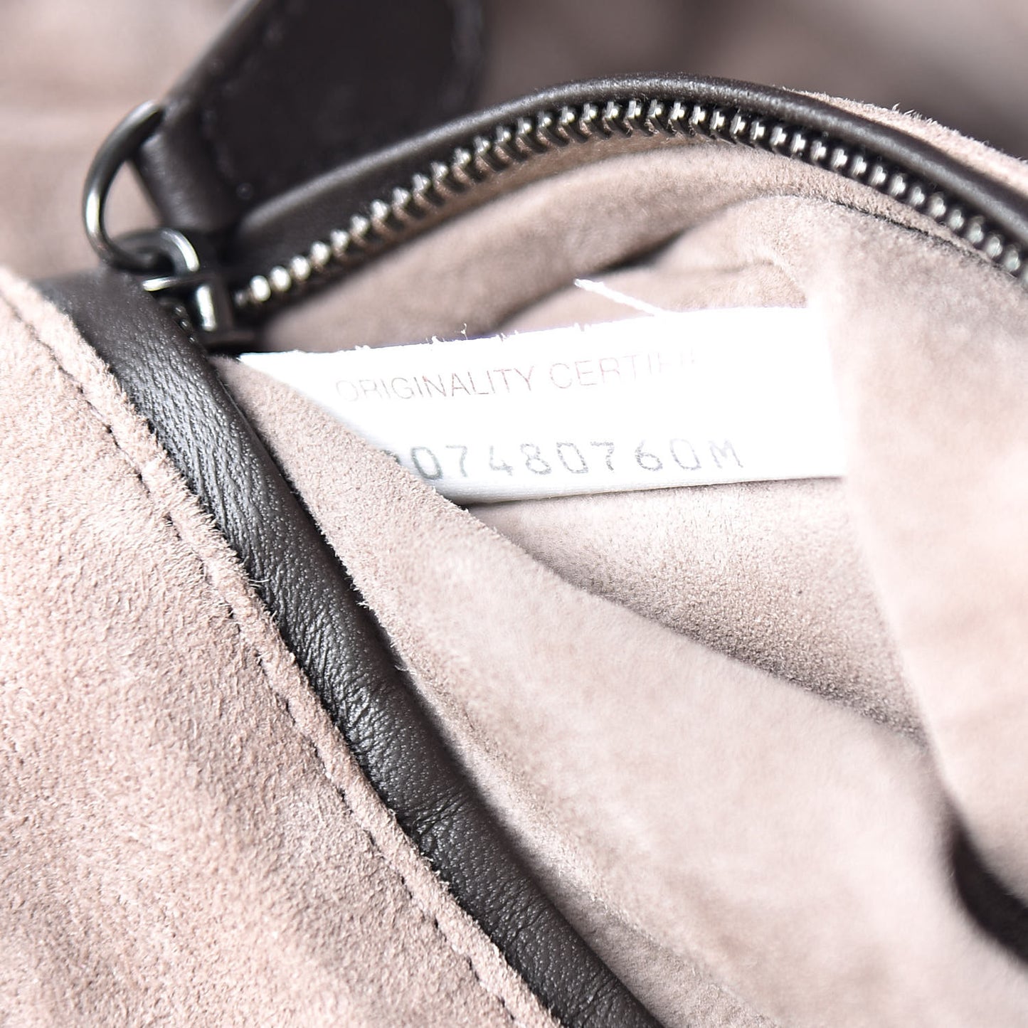 Nappa Intrecciato Nodini Bag Ebano