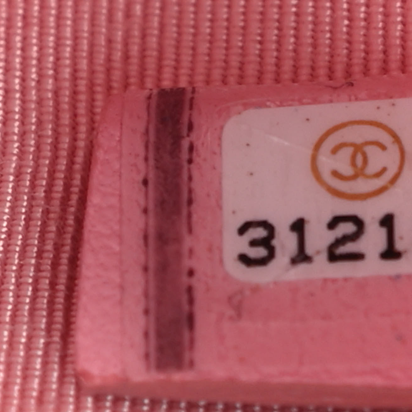 Chanel Lambskin Quilted Cosmetic Case Pink 7 of 7