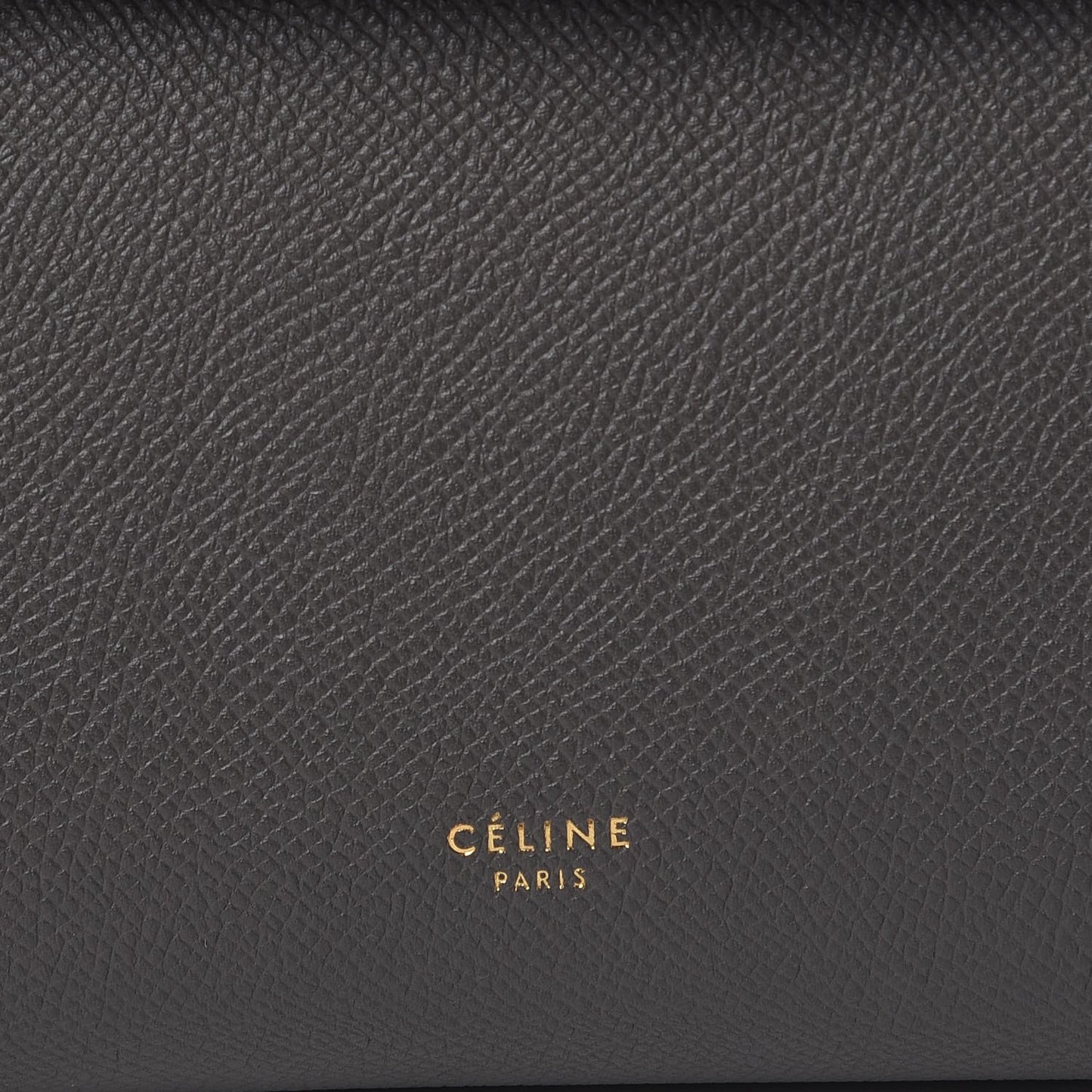 Grained Calfskin Micro Belt Bag Grey