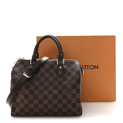 Louis Vuitton Damier Ebene Speedy Bandouliere 25 10 of 10