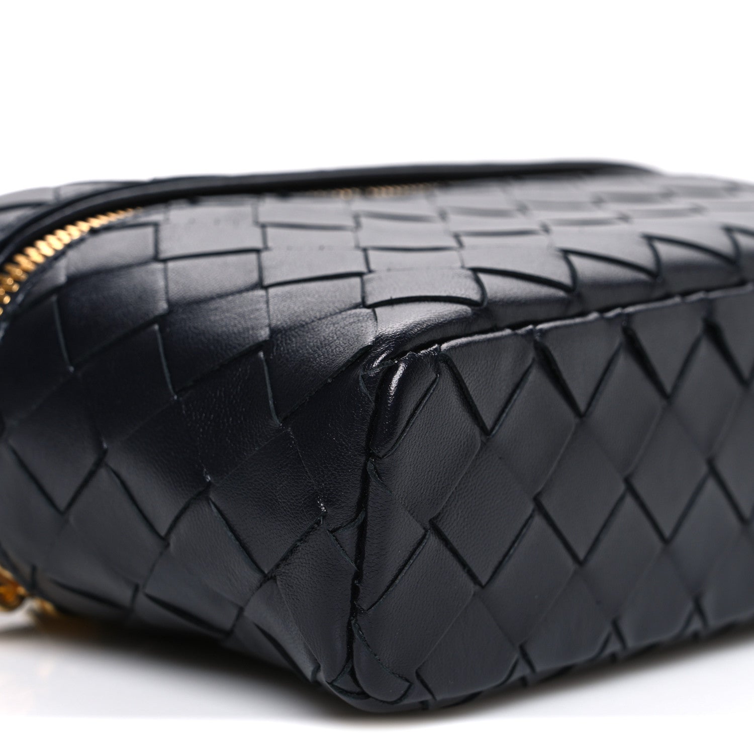 Bottega Veneta Calfskin Intrecciato Bang Bang Vanity Case Nocturnal 10 of 11