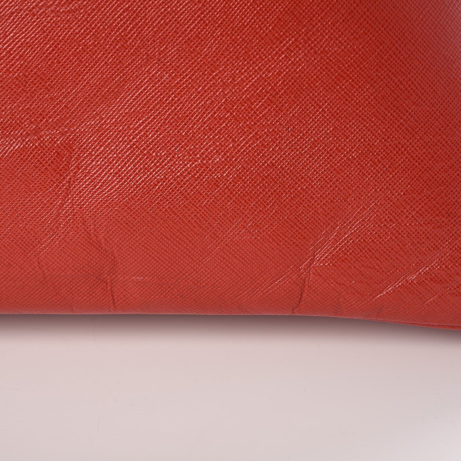 Prada Saffiano Frame Bowler Red 17 of 17