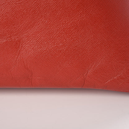 Prada Saffiano Frame Bowler Red 17 of 17