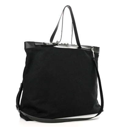 Saint Laurent Canvas ID Shopping Bag Black 3 of 10