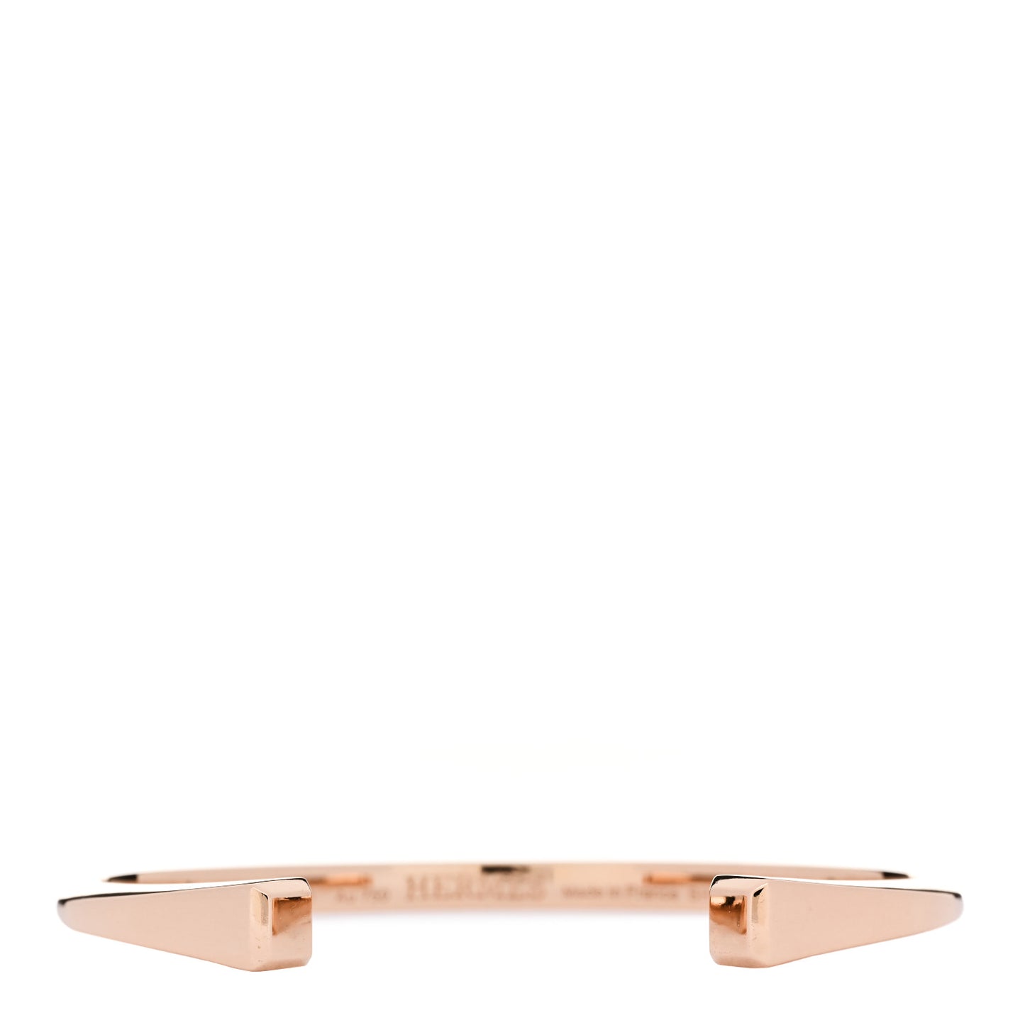 18K Rose Gold PM Clou de Forge Cuff Bracelet SH