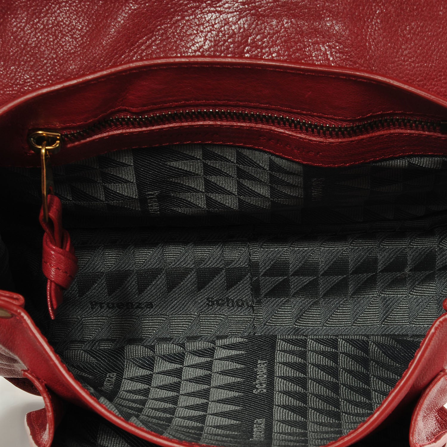 Proenza Schouler Leather PS1 Mini Pouch Messenger Bag Burgundy 5 of 8