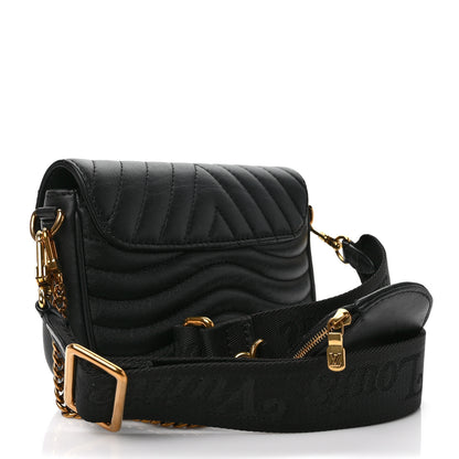 Louis Vuitton Calfskin New Wave Multi Pochette Black 4 of 9