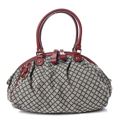 Gucci Diamante Medium Sukey Boston Red 1 of 9
