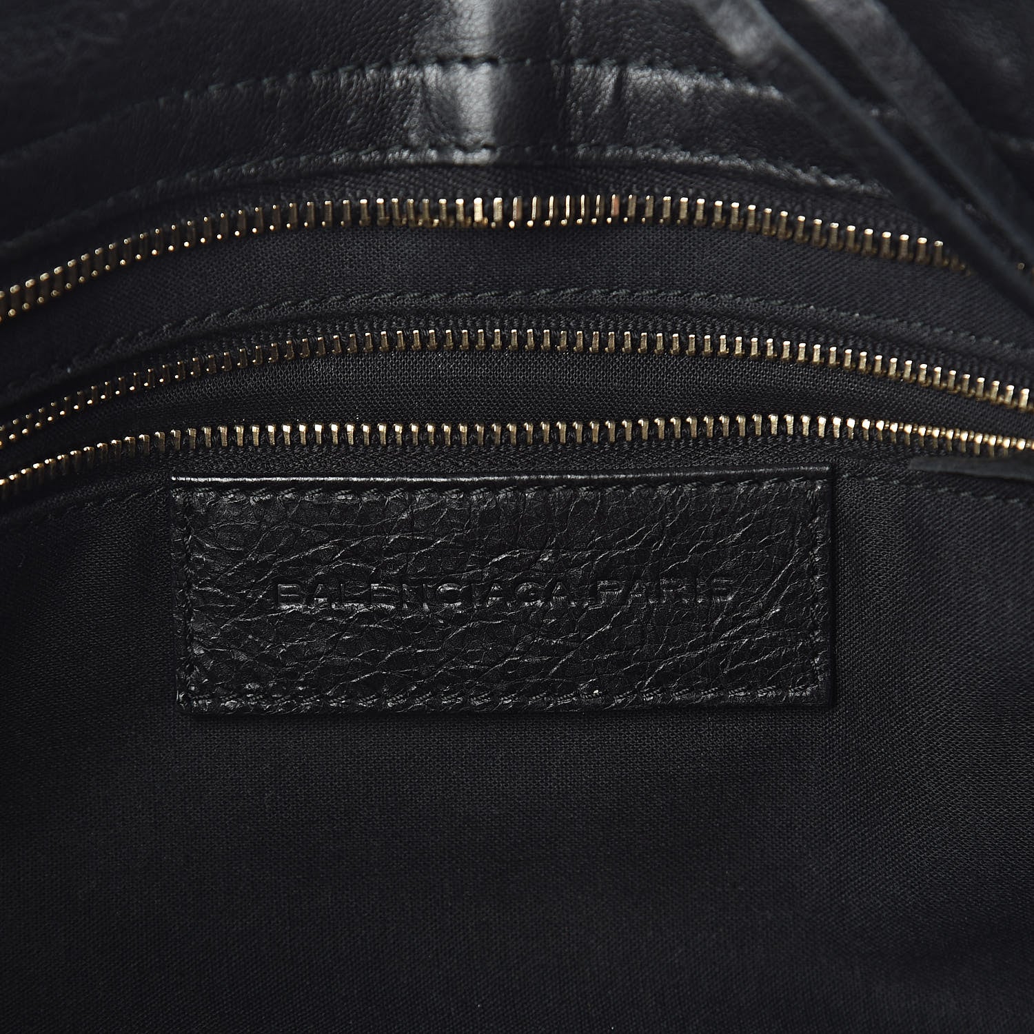 Balenciaga Agneau Laser Cut Cross Classic Gold Hardware City Black 6 of 8