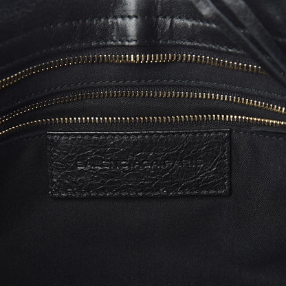 Balenciaga Agneau Laser Cut Cross Classic Gold Hardware City Black 6 of 8