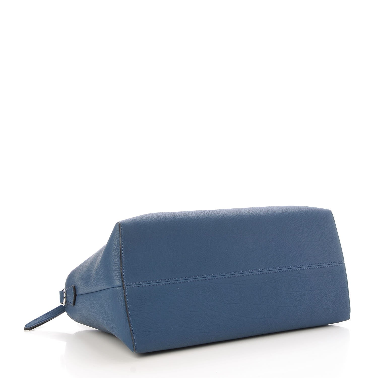 Fendi Vitello Camargue Large By The Way Boston Bag Blue 4 of 13