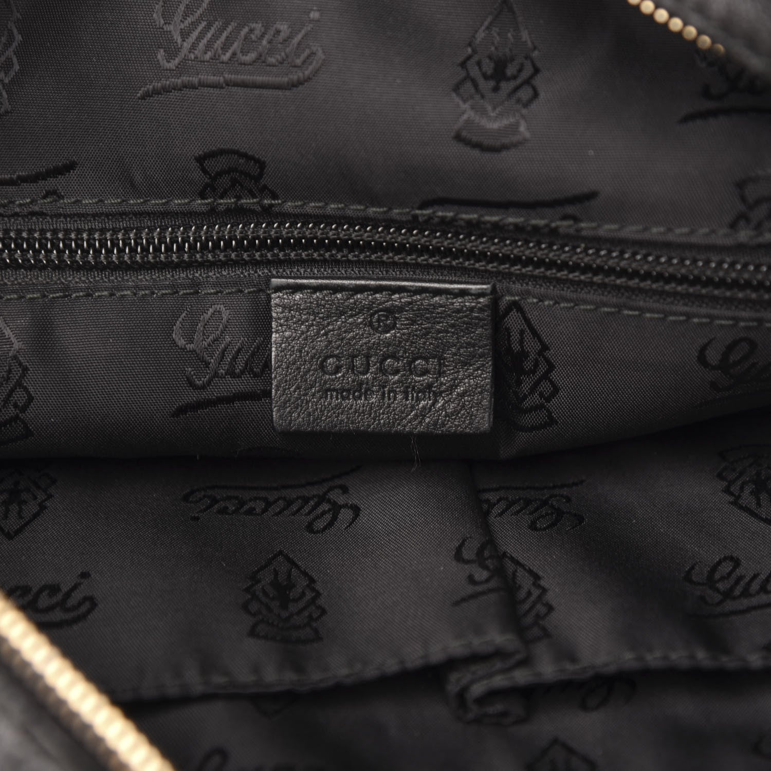 Gucci Guccissima Medium Messenger Black 6 of 11