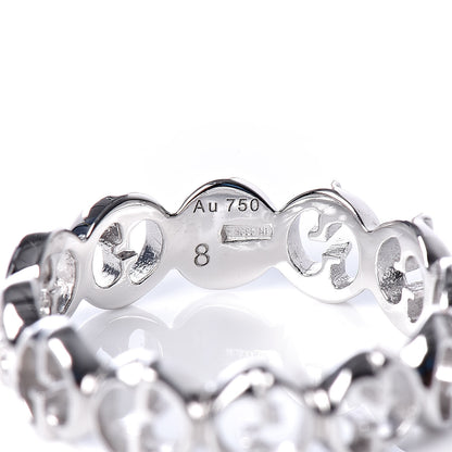 Gucci 18K White Gold 5mm 1973 Band Ring 48 4.5 4 of 6