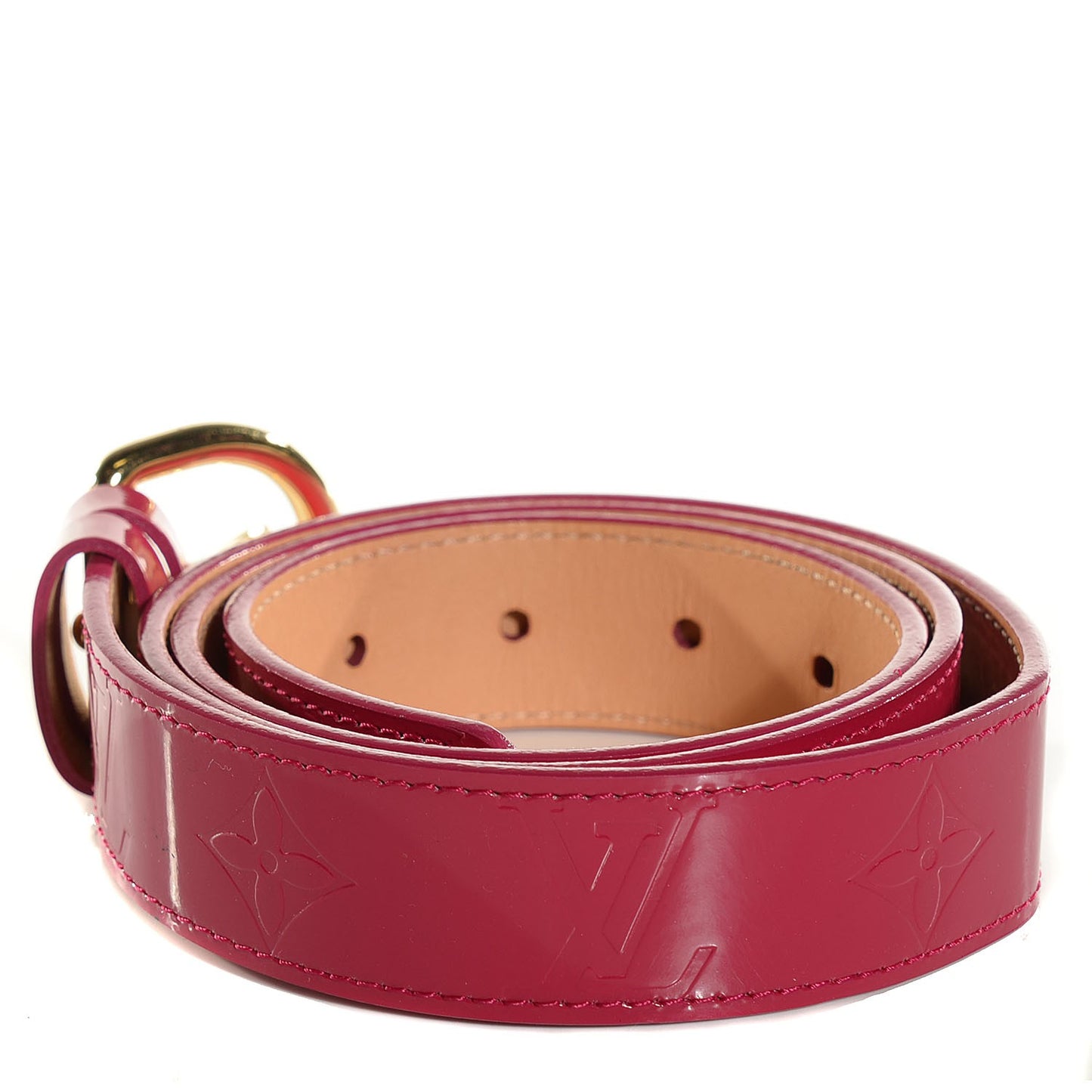 Vernis Ceinture 30mm Belt 90 36 Rose Indien