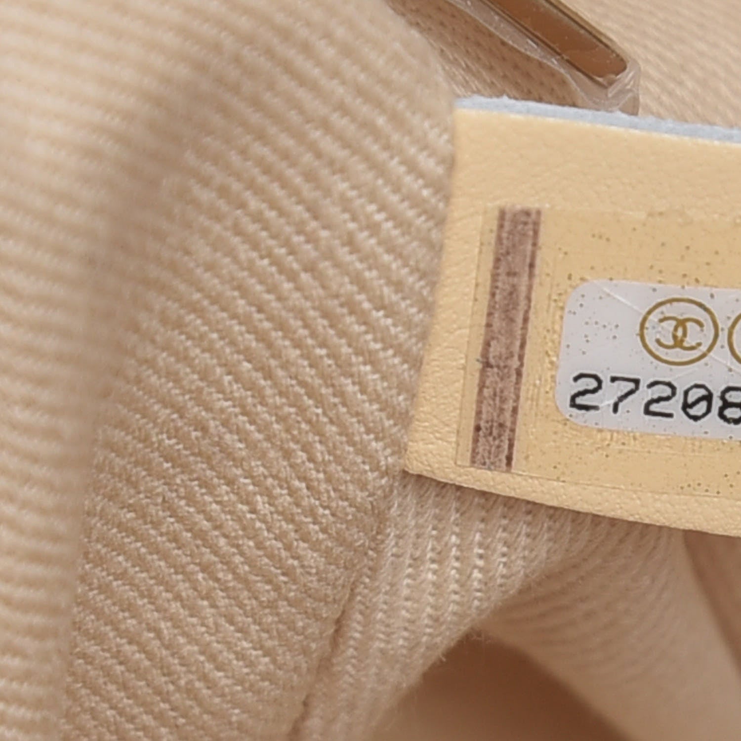 Chanel Canvas Deauville Drawstring Bag Ivory 7 of 7