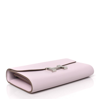 Hermes Evercolor Constance Wallet To Go Mauve Pale 4 of 8
