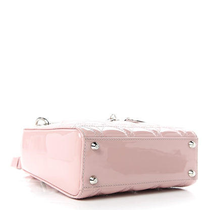 Christian Dior Patent Cannage Mini Lady Dior Pink 4 of 12