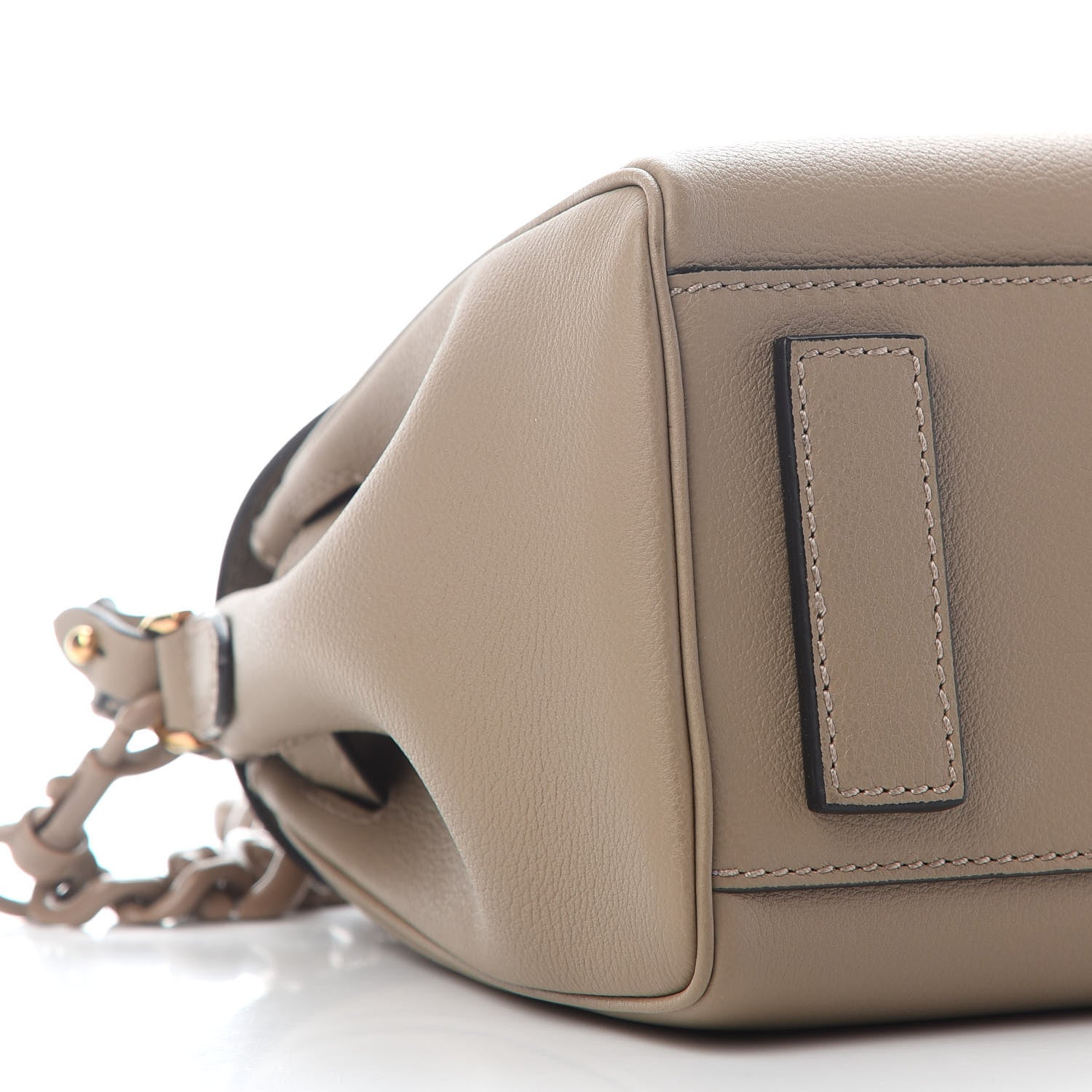 Versace Grained Calfskin Medium La Medusa Bag Beige 6 of 7