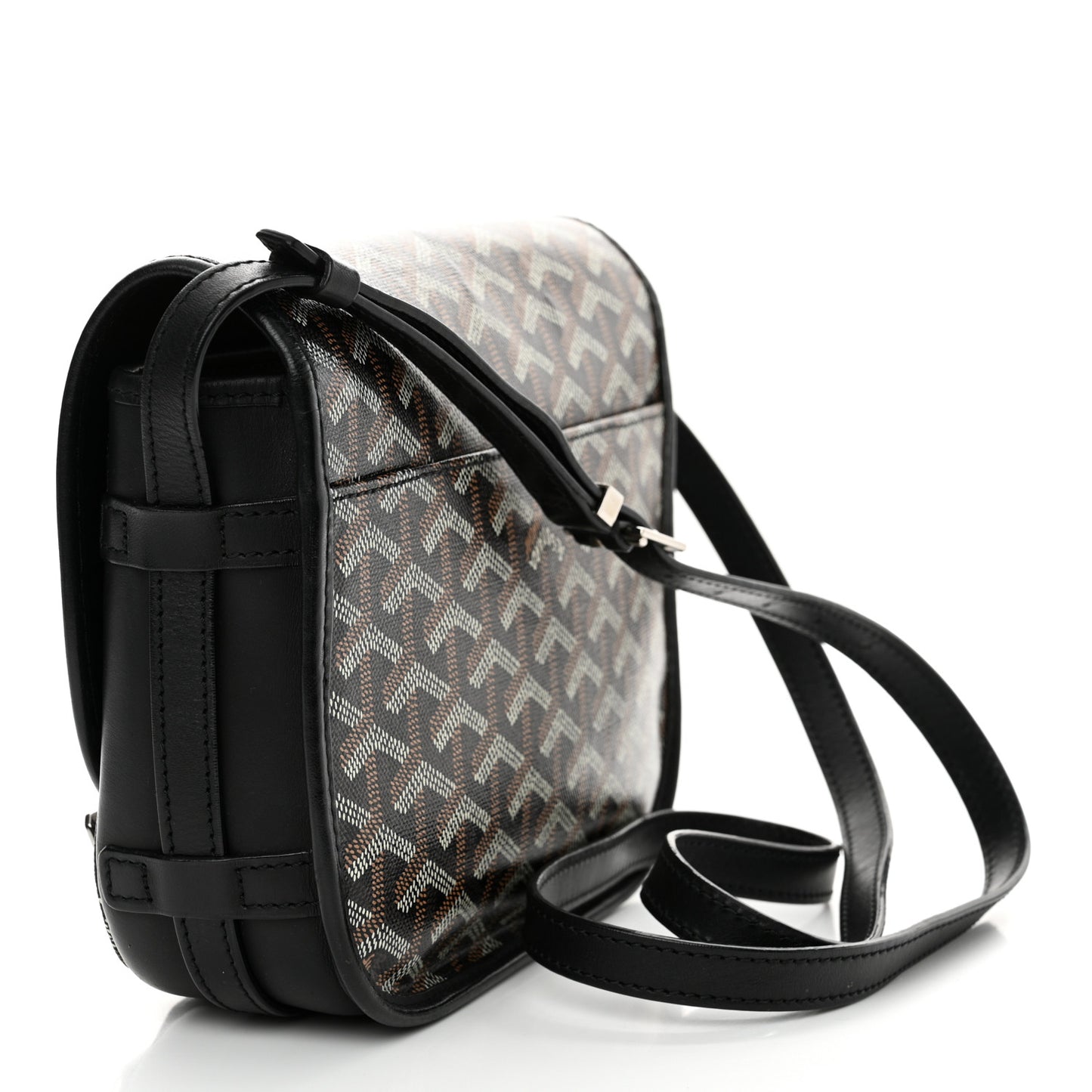 Goyardine Belvedere PM Messenger Bag Black
