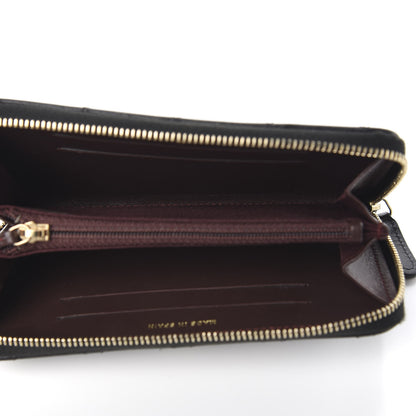 Chanel Lambskin Quilted Small Zip Around Wallet Black 5 of 9