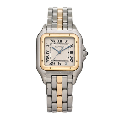 Cartier Stainless Steel 18K Yellow Gold 27mm Panthere Quartz Watch 1 of 4