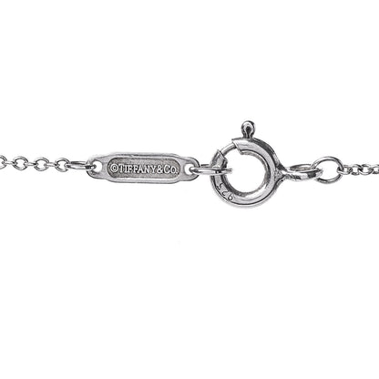 Tiffany Sterling Silver Filigree Heart Key Pendant Necklace 6 of 8