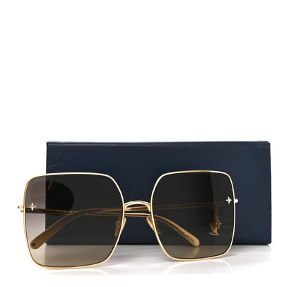 Louis Vuitton Metal LV Square Charm Sunglasses Z1718U Black 7 of 7