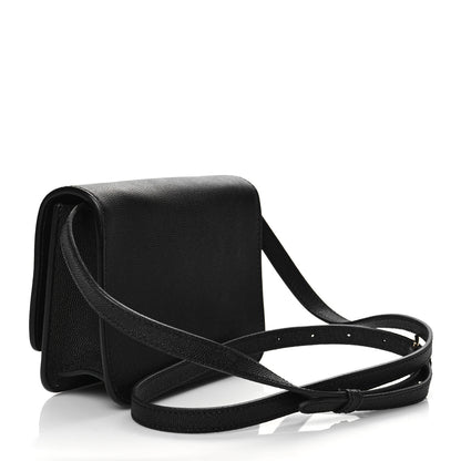Burberry Grained Calfskin Mini TB Bag Black 3 of 9