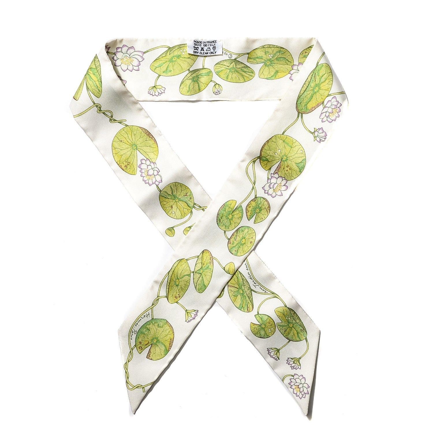 Hermes Silk Un Jardin Sur Le Nil Twilly Scarf 1 of 4