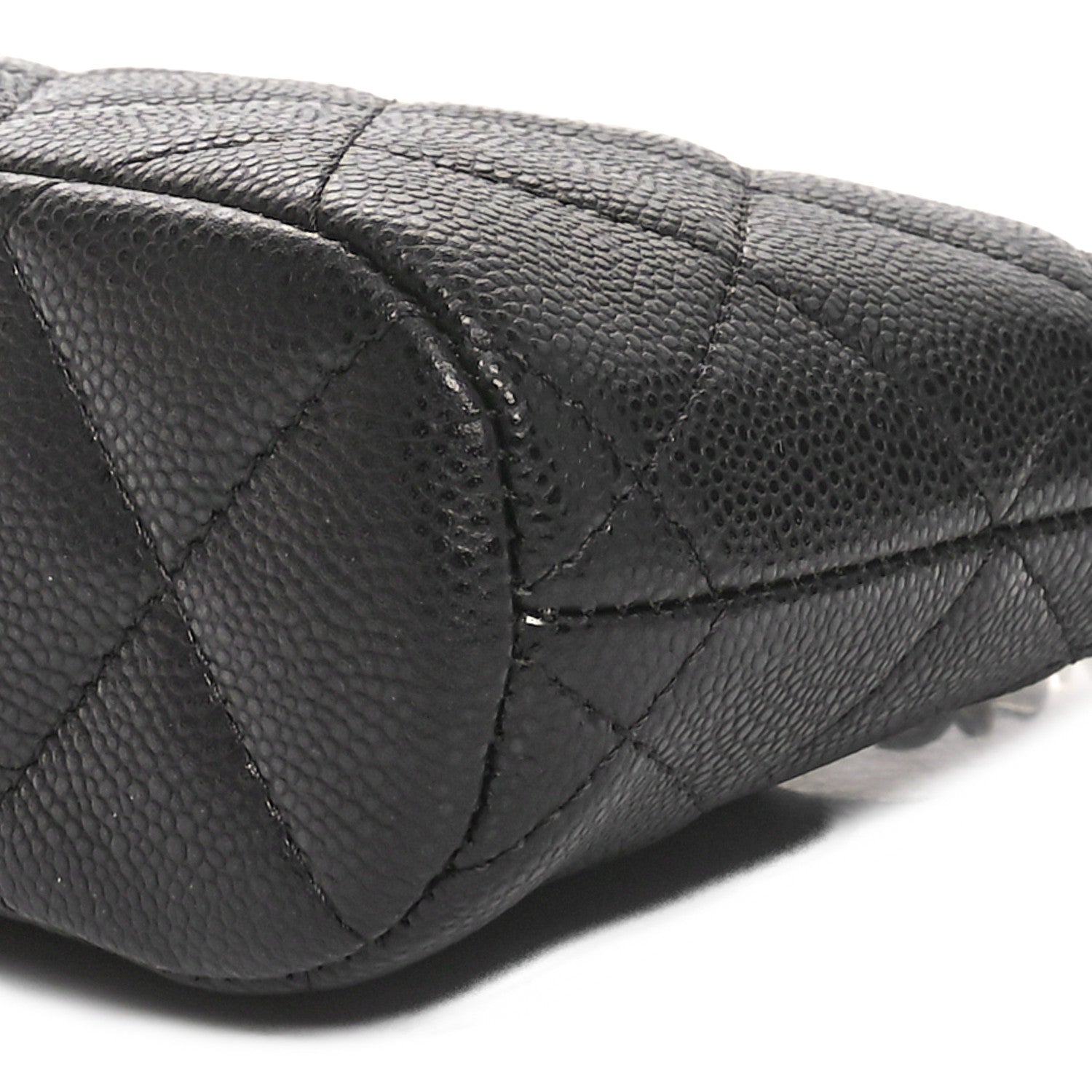 Chanel Caviar Quilted Classic Clutch With Chain Black 10 of 11