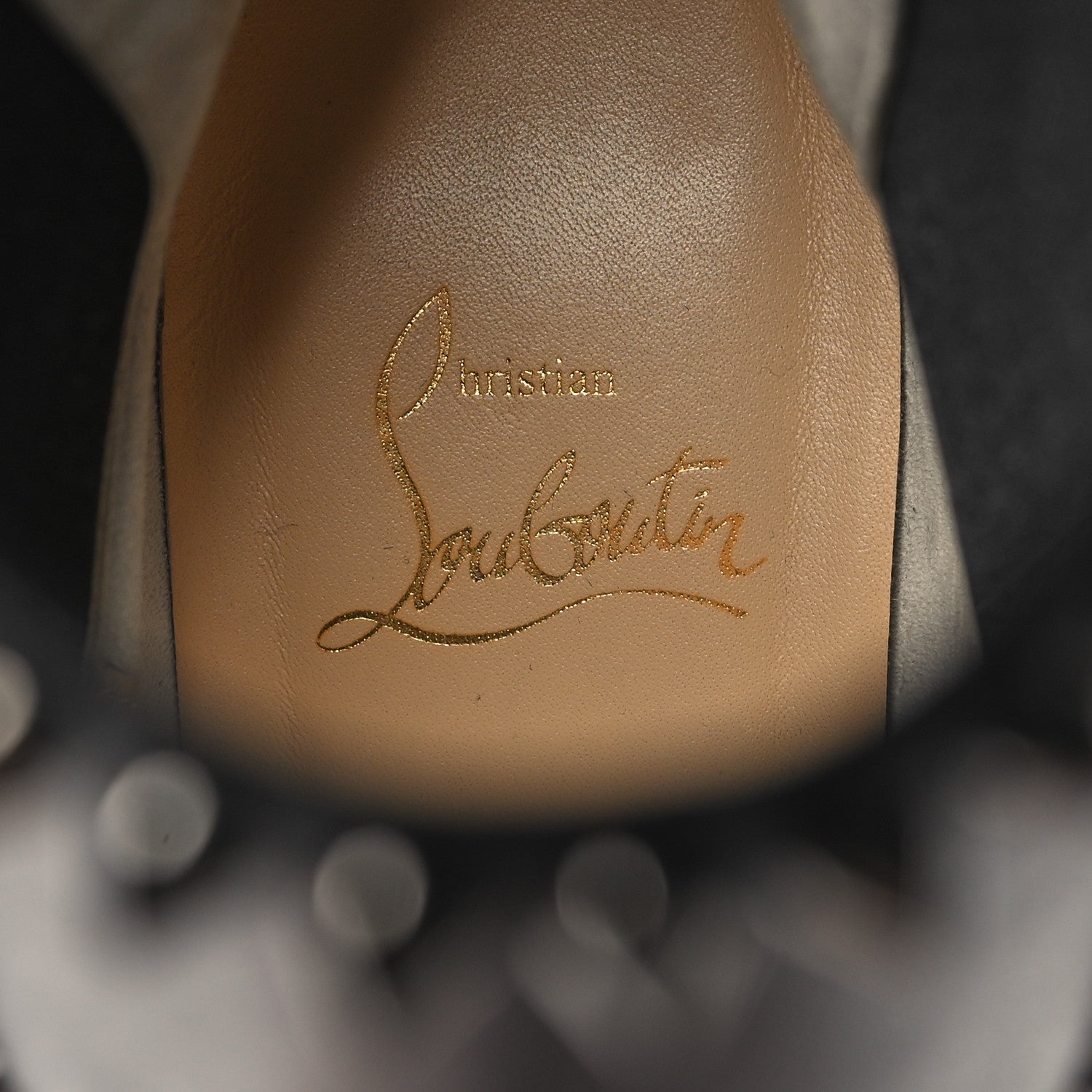 Christian Louboutin Nappa Out Line Spike Lug 100 Boots 37 Black 7 of 7