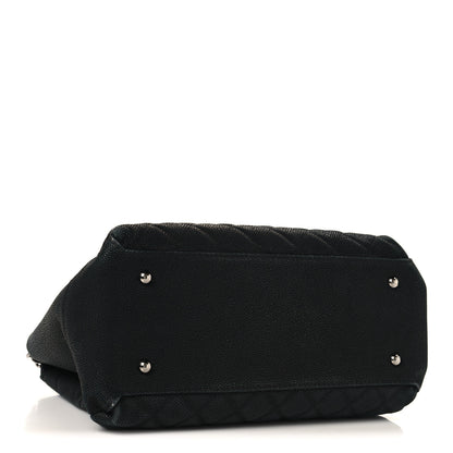 Chanel Iridescent Caviar Medium Lady Pearly Flap Black 3 of 13