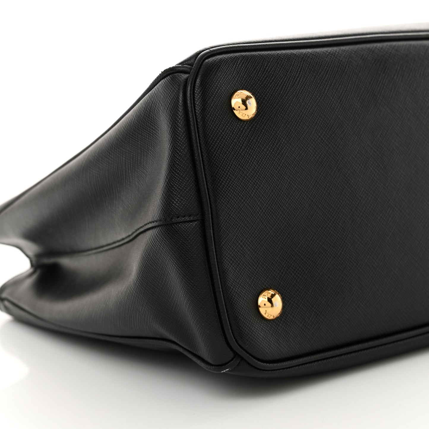 Saffiano Lux Medium Tote Black