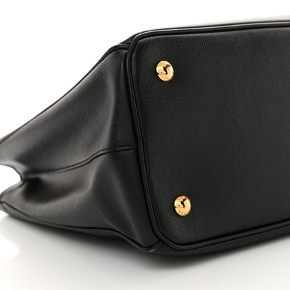 Prada Saffiano Lux Medium Tote Black 10 of 12