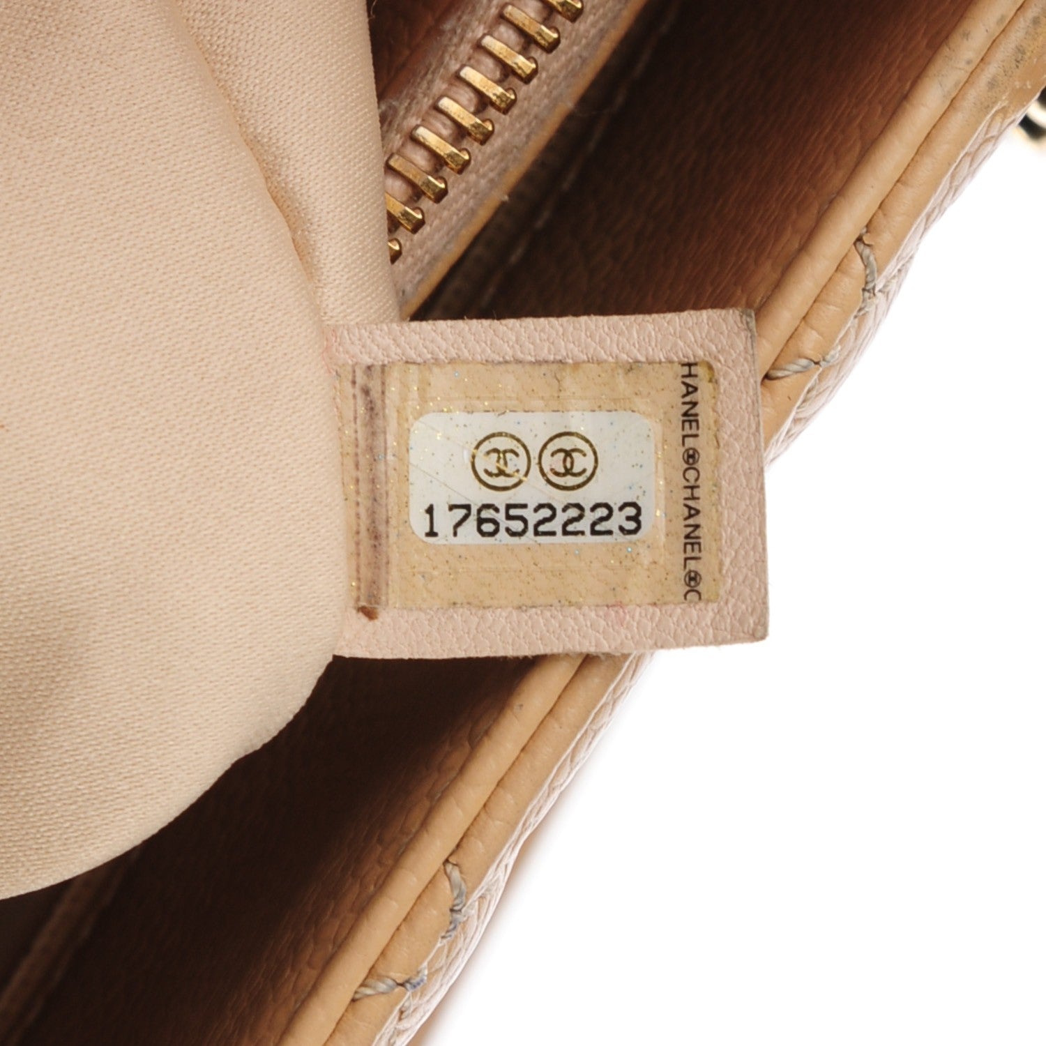 Chanel Caviar Quilted Grand Shopping Tote GST Beige Clair 7 of 7