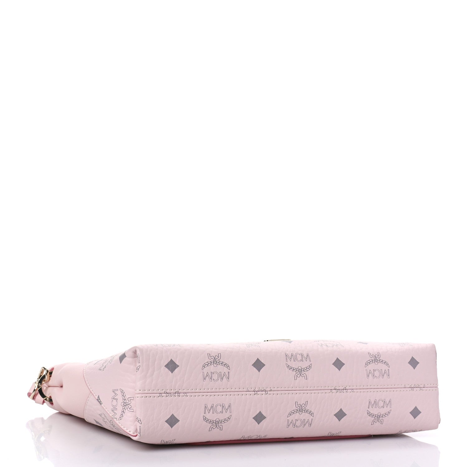 MCM Visetos Aren Shoulder Bag Powder Pink 3 of 7