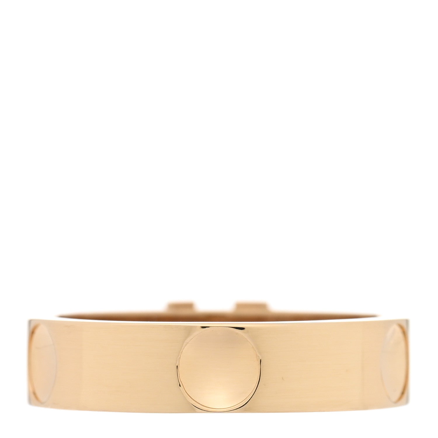 Louis Vuitton 18K Yellow Gold Empreinte LV Ring 58 8.5 3 of 5