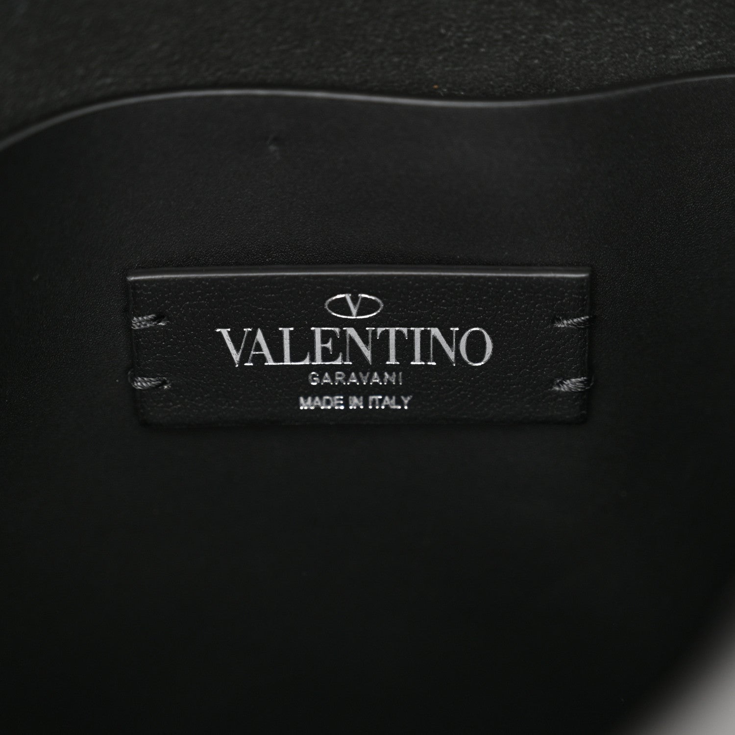 Valentino Garavani Smooth Calfskin Mens VLogo Messenger Black 6 of 9