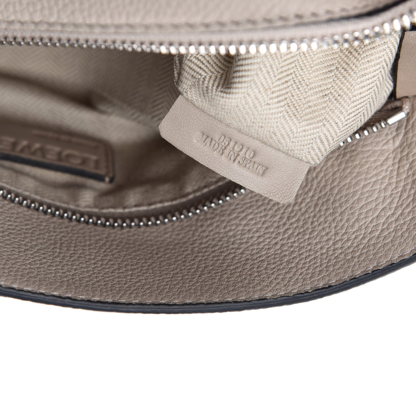Calfskin Small Puzzle Bag Light Oat