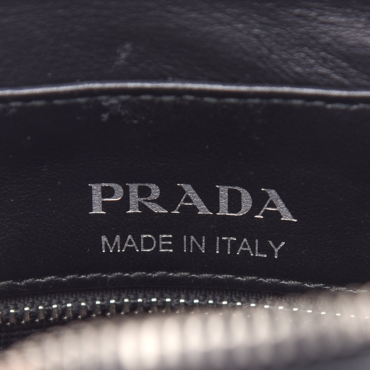 Prada Soft Calfskin Diagramme Crossbody Bag Black 6 of 10