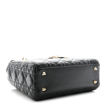 Christian Dior Lambskin Cannage Small My ABCDior Lady Dior Black 4 of 9