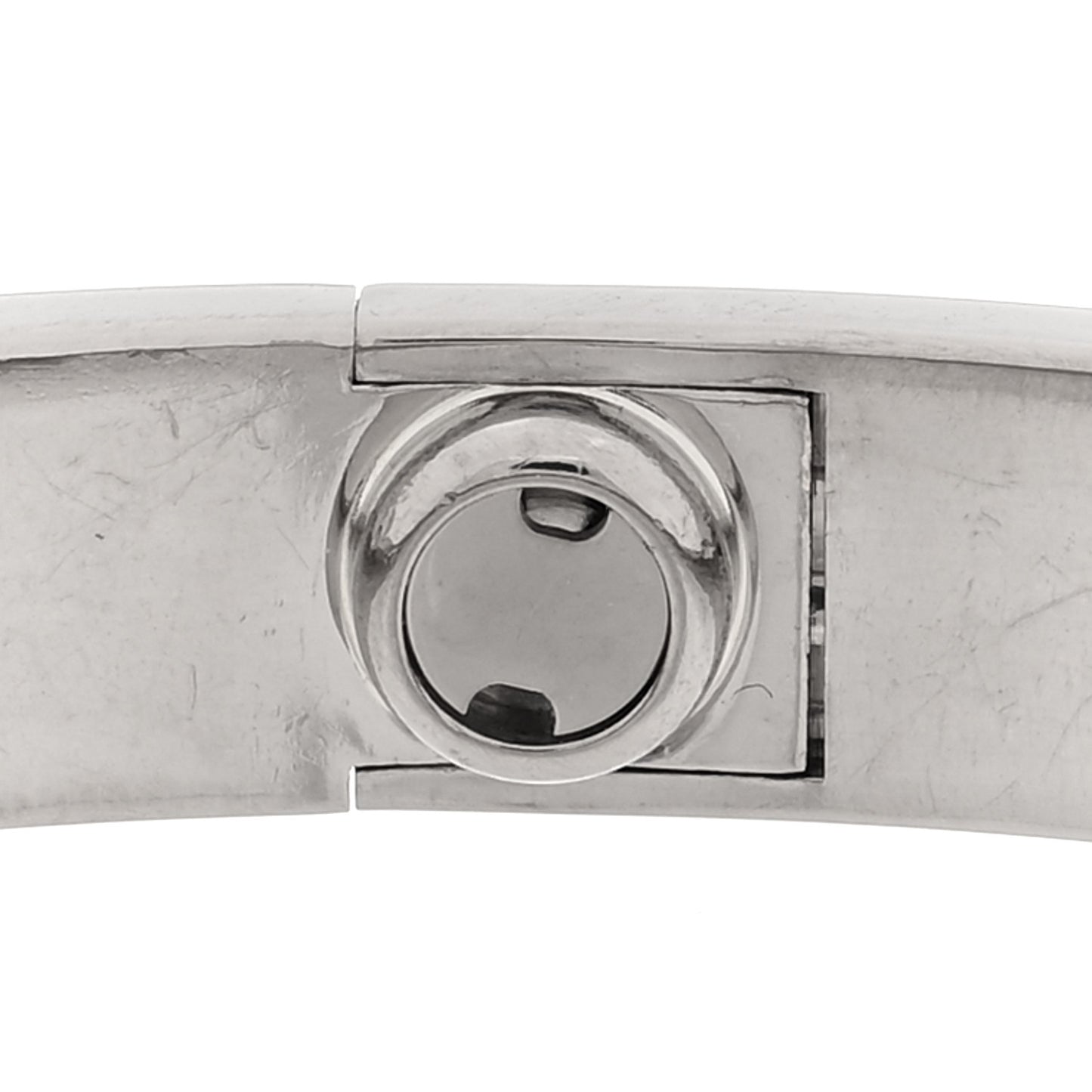 18K White Gold LOVE Bracelet 17