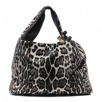 Jimmy Choo Pony Hair Printed Leopard Saba Hobo 8 of 9