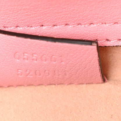 Gucci Wonka Grain Calfskin Mini Diana Tote Bag Wild Rose Fuxia Fluo 6 of 9